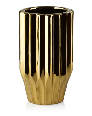 Yvonne Gold Wazon 14xh24,5cm