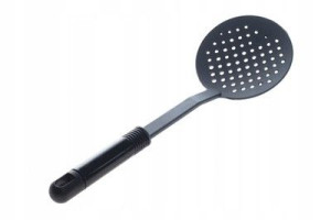 PRACTIC Łyżka szumówka teflon 33 cm czarna