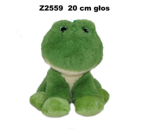 Pluszowa żaba z głosem