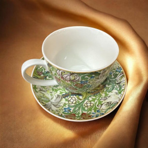 DUO Kubek ze spodkiem William Morris Golden Lilly