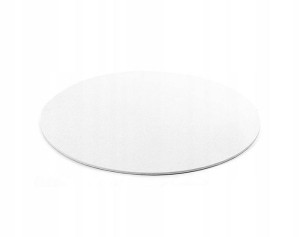 Podkład Pod Tort Wytłaczany Biały 3mm 28 Cm