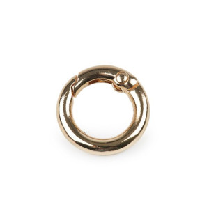 Karabińczyk Okrągły 13 Mm - Różowozłoty