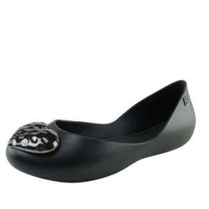 Baleriny damskie ZAXY JJ285046 gumowe czarne r.39