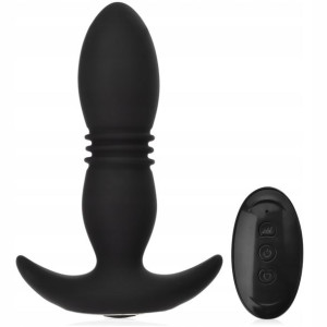 Posuwisty Wibrator Analny Z Pilotem 12 Sex Funkcji