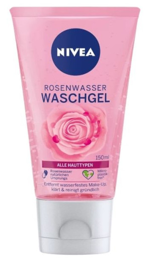 (DE) Nivea, Żel myjący z różaną wodą, 150 ml (PRODUKT Z NIEMIEC)