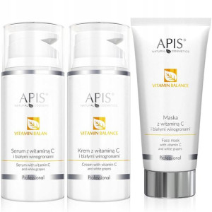 APIS Vitamin ZESTAW z witaminą C odżywia skórę
