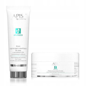 APIS Api Podo Zestaw Krem peeling stóp PIĘT suche