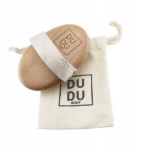 DUDU BODY Naturalna szczotka do masażu ciała sucho