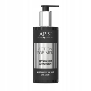 APIS Action Men Odżywczy krem ciała dłoni zapach