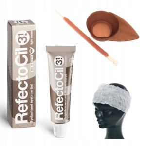 Refectocil Henna żelowa Brąz opaska miseczka ZEST