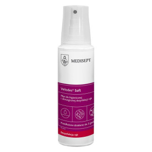VELODES Skuteczny 100% Płyn Dezynfekcja Rąk 250ml