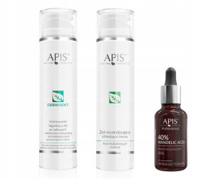 APIS KWAS MIGDAŁOWY 40% neutralizator żel ZESTAW