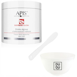 APIS Raspberry Maska algowa malina miseczka ZESTAW