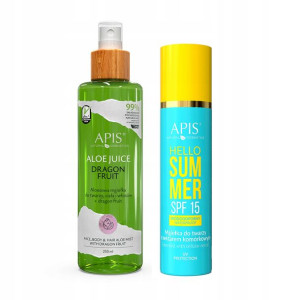 APIS Ochronne mgiełki na LATO Aloes Filtr SPF 15
