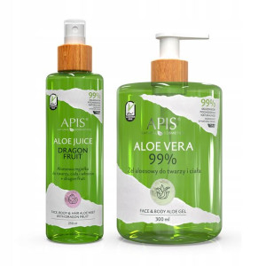 APIS Łagodzący zestaw na LATO Aloe Żel Mgiełka