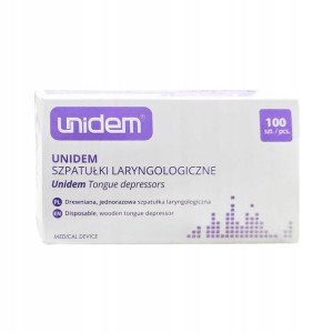 Szpatułki Laryngologiczne Drewniane DUŻE 100 sztuk