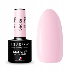 Claresa Lakier hybrydowy MILKSHAKE 1 Malinowy 5g