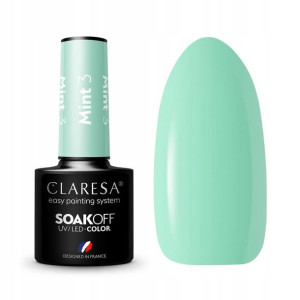Claresa Lakier hybrydowy MINT 3 Miętowy Seledynowy