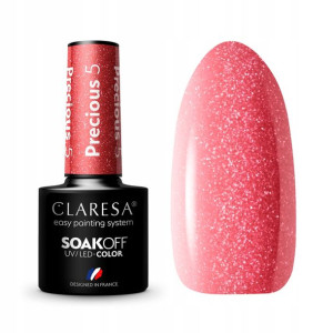 Claresa Lakier hybrydowy Precious PS5 Czerwony 5g