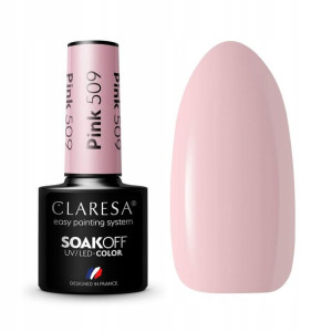 Claresa Lakier hybrydowy PINK 509 Beżowy Róż 5g