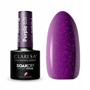 Claresa Lakier hybrydowy PURPLE 631 Fiolet Jagoda