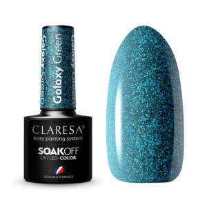 Claresa Lakier hybrydowy Galaxy Green Morski 5g