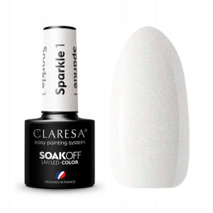 Claresa Lakier hybrydowy SPARKLE 1 Przezroczysty
