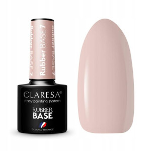 Claresa BAZA kauczukowa RUBBER 7 Róż Pudrowy
