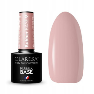 Claresa BAZA kauczukowa RUBBER 9 Brzoskwinia Róż