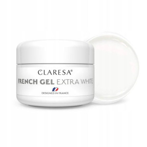 Claresa FRENCH Extra White żel budujący Biały 15g