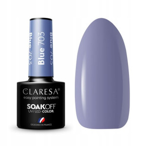 Claresa Lakier hybrydowy Blue 703 Szaro niebieski