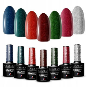 Claresa zestaw lakiery hybryd Make it Shine 7 szt