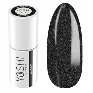 Yoshi Pro lakier hybrydowy 606 Ciemna noc 6ml