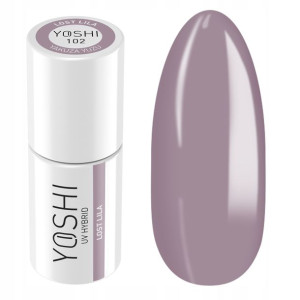 Yoshi Pro lakier hybrydowy 102 Lilia szara 6 ml