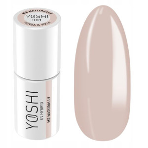 Yoshi Pro lakier hybrydowy 301 Beżowy Nude 6ml