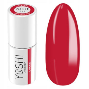 Yoshi Pro lakier hybrydowy 312 Czerwony Koral 6ml