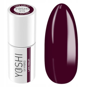 Yoshi Pro lakier hybrydowy 315 Bakłażanowy 6ml
