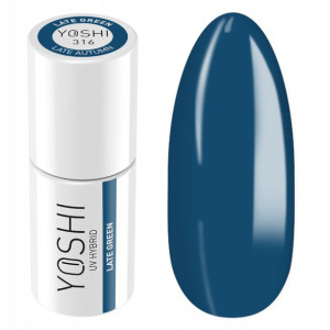 Yoshi Pro lakier hybrydowy 316 Ciemna zieleń 6ml