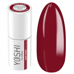 Yoshi Pro lakier hybrydowy 503 Ciemna czerwień 6ml