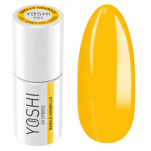 Yoshi Pro lakier hybryd 701 Słonecznie żółty 6ml
