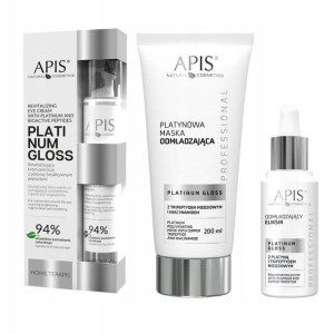 Apis Zestaw Platinum Gloss do cery dojrzałej Krem