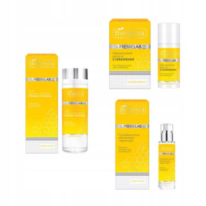 Bielenda Zestaw Ceramidy serum krem pod oczy Tonik