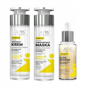 Apis Zestaw z ceramidami krem + maska + booster