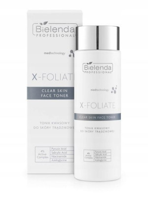 Bielenda X-FOLIATE Tonik kwasowy skóry trądzikowej