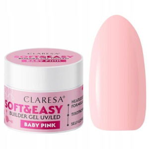 Claresa Żel budujący SOFT EASY Cukierkowy Róż 45g