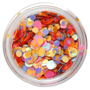 Claresa Confetti 1 Pomarańczowe elementy zdobień