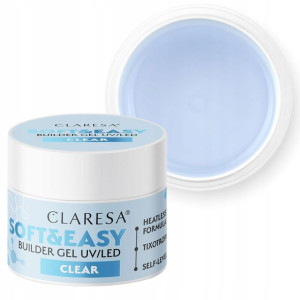 Claresa Żel budujący SOFT EASY CLEAR Transparentny