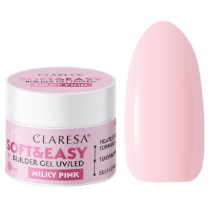 Claresa Żel budujący SOFT EASY Jasny Różowy 45g