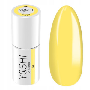Yoshi lakier Hybryda UV Happy 711 Joy Żółty 6ml