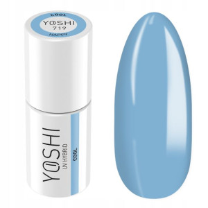 Yoshi lakier Hybryda UV Happy 719 Niebieski 6ml